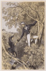 Nelson beim Vogelnisten mit seiner Frau
