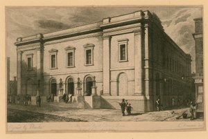 Neues Theatre Royal, Drury Lane, London; B Wyatt, Architekt von English School
