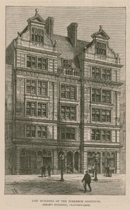 Neues Gebäude des Birkbeck Institute, Breams Buildings, Chancery Lane, London von English School