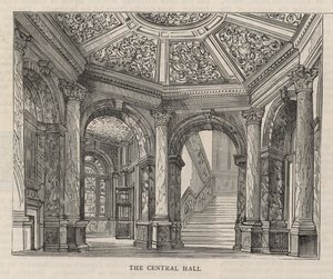 Neubau des Constitutional Club in der Northumberland Avenue: Die zentrale Halle von English School