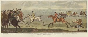 Newmarket zur Zeit von George I. von English School