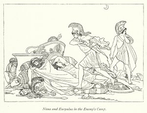 Nisus und Euryalus im Lager des Feindes