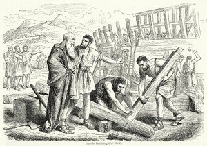 Noah baut die Arche