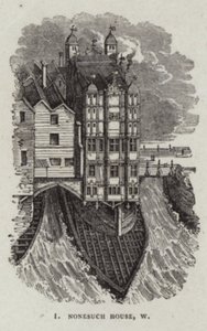 Nonesuch House auf der alten London Bridge von English School