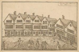 Nordwestansicht des St. Pauls Kirchhofs von English School