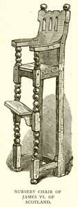 Kinderstuhl von James VI. von Schottland