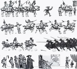 Illustration eines Kinderreims von English School