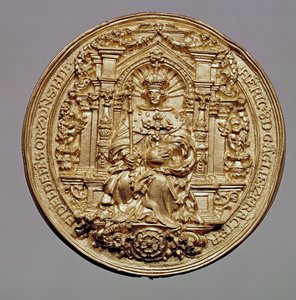 Vorderseite des Siegels von Heinrich VIII. (1491-1547)