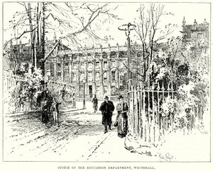 Büro des Bildungsministeriums, Whitehall von English School