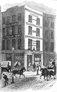 Büro der Illustrated London News, 1842