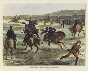 Offiziere spielen Polo von English School