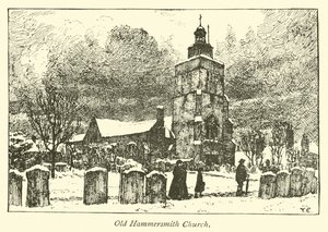 Alte Hammersmith-Kirche von English School