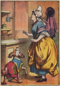 Alte Mutter Hubbard und ihr Hund