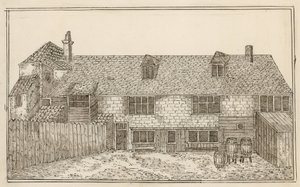 Altes Pied Bull, Islington (Rückseite)