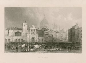 Alter Smithfield-Markt von English School