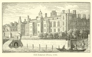 Altes Somerset House, 1720 von English School