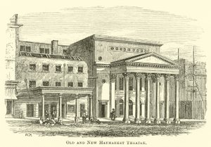 Altes und neues Haymarket-Theater von English School