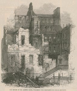 Altes Haus im St Jamess Park, ehemals die Residenz von Richter Jeffreys