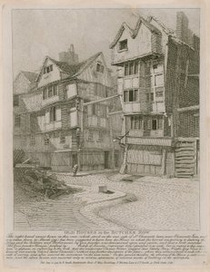 Alte Häuser in der Butcher Row
