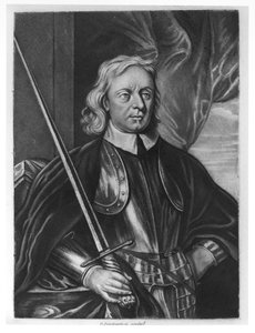 Oliver Cromwell (1599-1658) Illustration aus 