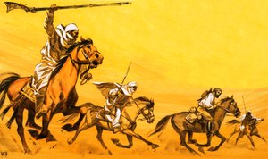 Auf seiner vierten Expedition wurde Mungo Park von Mauren gefangen genommen von English School