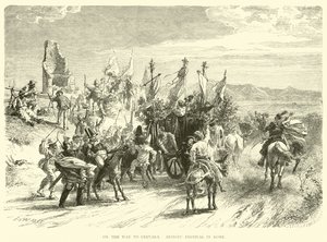 Auf dem Weg nach Cervara, Künstlerfest in Rom von English School