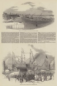 Eröffnung der neuen Docks in Sunderland von English School