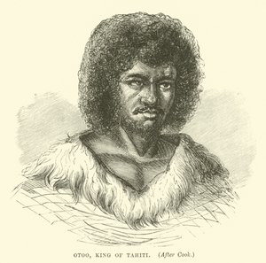 Otoo, König von Tahiti, nach Cook von English School
