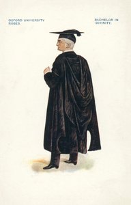 Roben der Universität Oxford: Bachelor in Theologie von English School