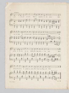 Seite 4 einer Partitur für das Lied Just a Soldier