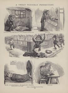 Seite aus The British Working Man or One Who Does Not Believe In Him (Gravur) von English School