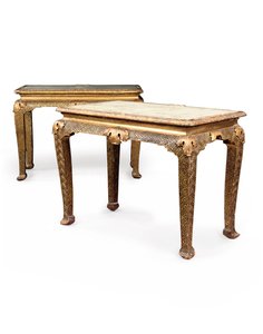 Paar George II Konsolentische, ca. 1730-40