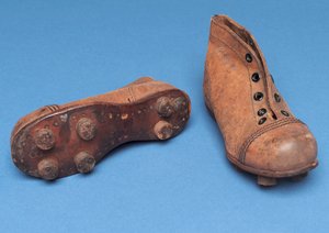 Paar Kinderstiefel, Größe 7, 1920er von English School