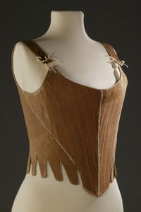 Paar Korsetts, 1780er Jahre von English School