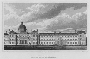 Paris, Hospice De La Salpetriere (Gravur) von English School