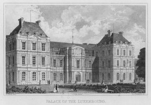 Paris, Palais des Luxembourg (Gravur)