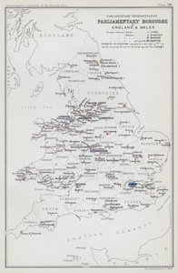 Parlamentarische Vertretung, Parlamentsbezirke von England und Wales von English School