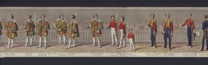 Teil des Panoramas der Hochzeit von Königin Victoria, ca. 1840 von English School