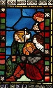 Menschen, die St. Paulus predigen in Athen zuhören