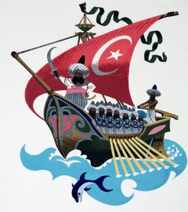 Persisches Schiff von English School