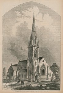 Perspektivische Ansicht der Christ Church von English School