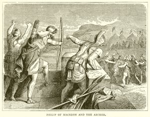 Philipp von Makedonien und der Bogenschütze von English School
