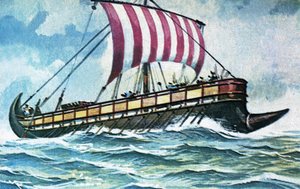 Phönizisches Schiff von English School