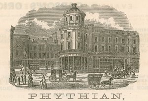 Phythian, Groß- und Familienteehändler und Auslandswarenhändler, 430 West Strand und 1-3 King William Street, London