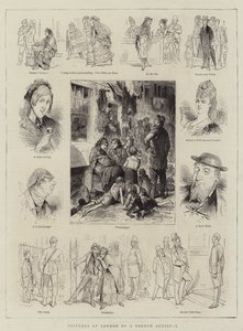 Bilder von London von einem französischen Künstler, I von English School
