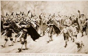 Die Rattenfänger von London: Wie die wilde Musik der Highlands half, die Reihen der britischen Kämpfer zu füllen, 1914-19 von English School