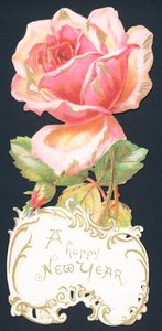 Rosa Rose, Neujahrskarte von English School