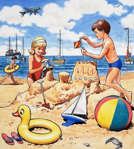 Sandburgen bauen