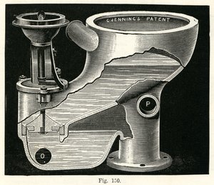 Tauchventil-Klosett, 1870