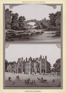 Pont-pant-ysgallog-ar-wysg, Trecastle; Glanusk Park, Crickhowell von English School